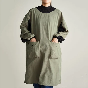 Long Sleeve Reversible Work Apron 1