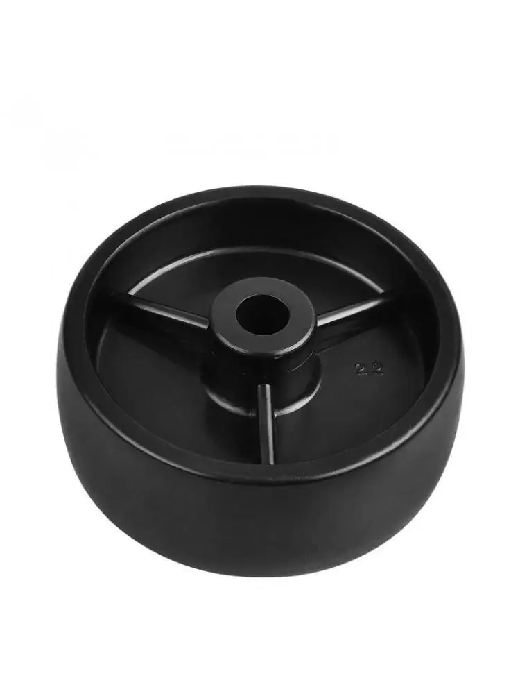 

10 Pcs/Lot Casters Spot 2.5 Inch Black Pp Single Wheel Inner Hole 8mm Bearingless Plastic Diameter 65mm Home