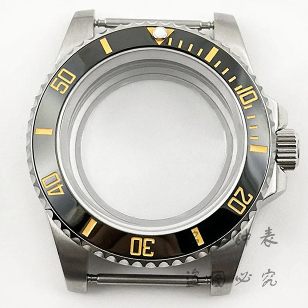 Deep Blue Bezel 40MM Diver Watch Case with Waterproof Sapphire Crystal