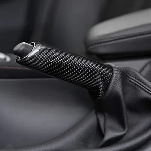 Universal Carbon Fiber Pattern Handbremsgriff Abdeckung For BMW X1 1 2 3 4 Series GT M4 G30 F30 F20 F10 E36 E39 E46 E60 E90 E50