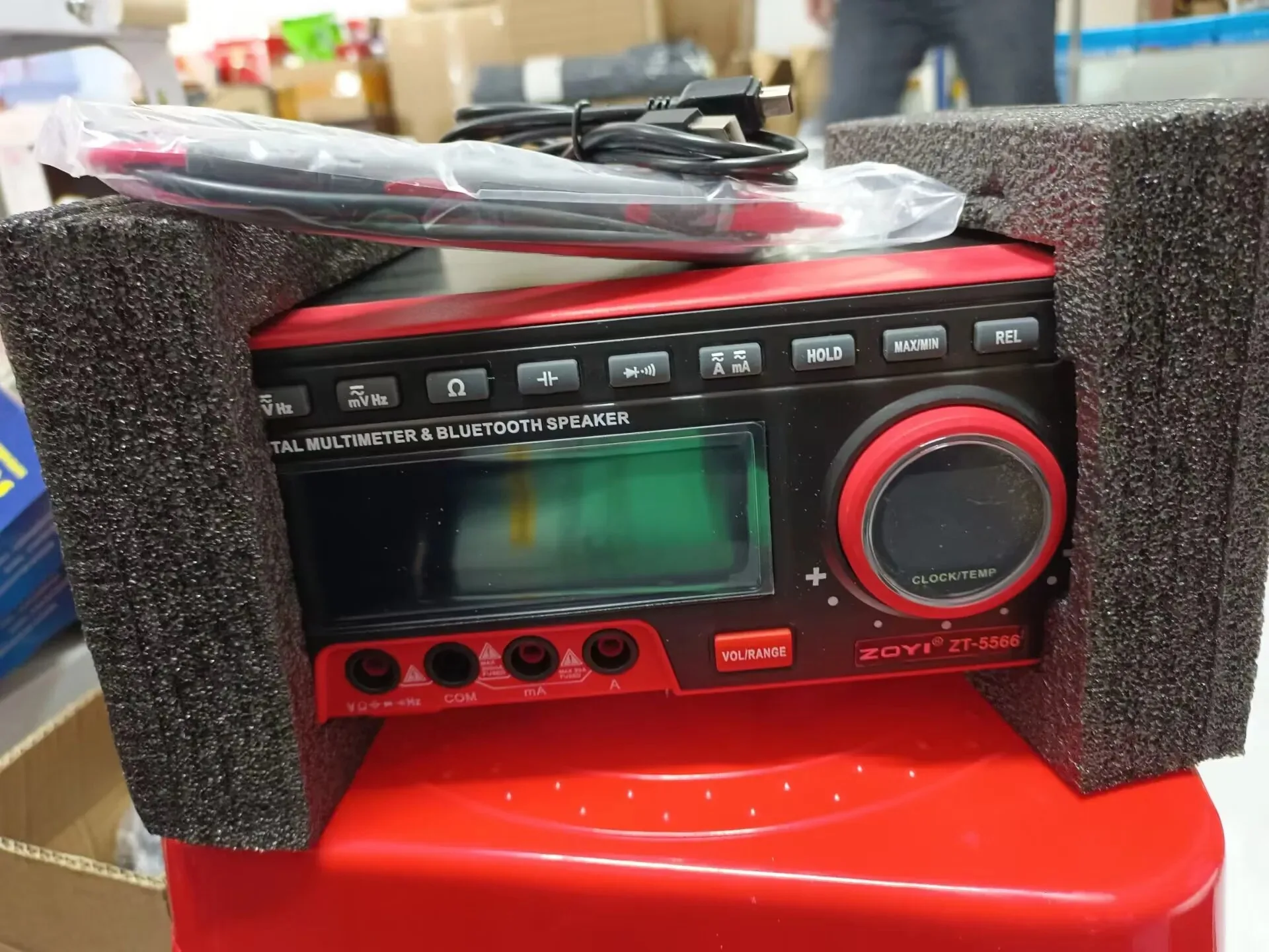 Zoyi Zt-5566 Multimetro Da Banco Digitale Professionale 19999 Conteggi Transistor Tester Auto Range Voltmetro Calibratore Multifunzione