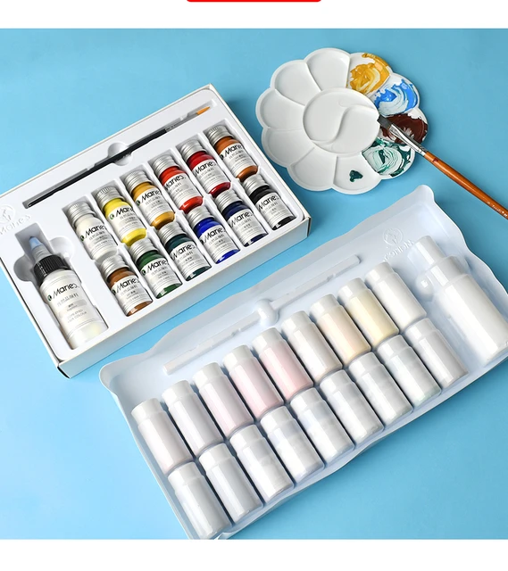 Fiber Permanent Fabric Paint Set 12/36 Colors 10ml/Tube Textile Acrylic  Paints for Clothes Canvas Waterproof - AliExpress