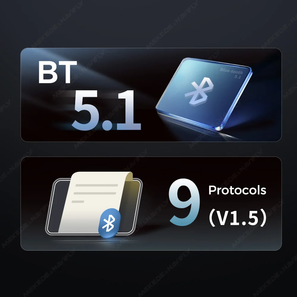 DUDUAUTO DUDU7 Monitor OBD Unità più intelligente più sicura con 9 protocollo V1.5 Cruscotto elegante Unità principale diretta UI Alimentazione multi-app - Image 6