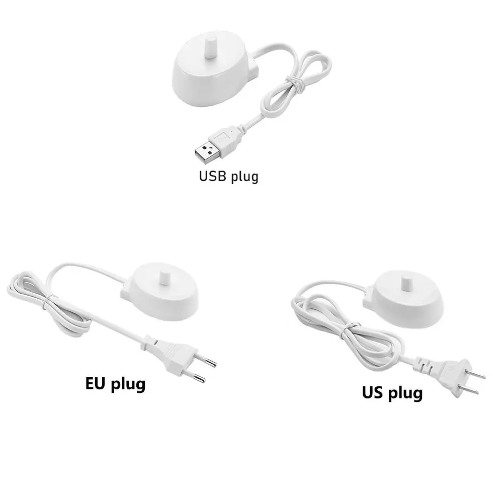 Cargador de cepillo de dientes eléctrico para oral-b con universal USB  recargable soporte de cepillo de dientes eléctrico