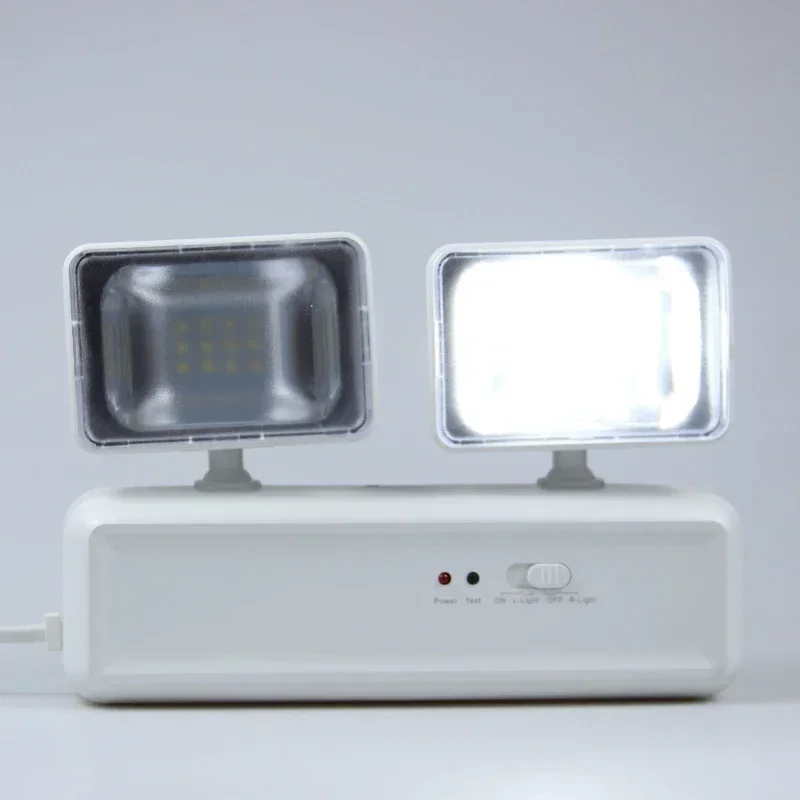 Wall-mounted Double-head Multifuctional Emergency Light Portable Camping Lantern Rechargeable Lamps Outdoor Repair Corridor Lamp