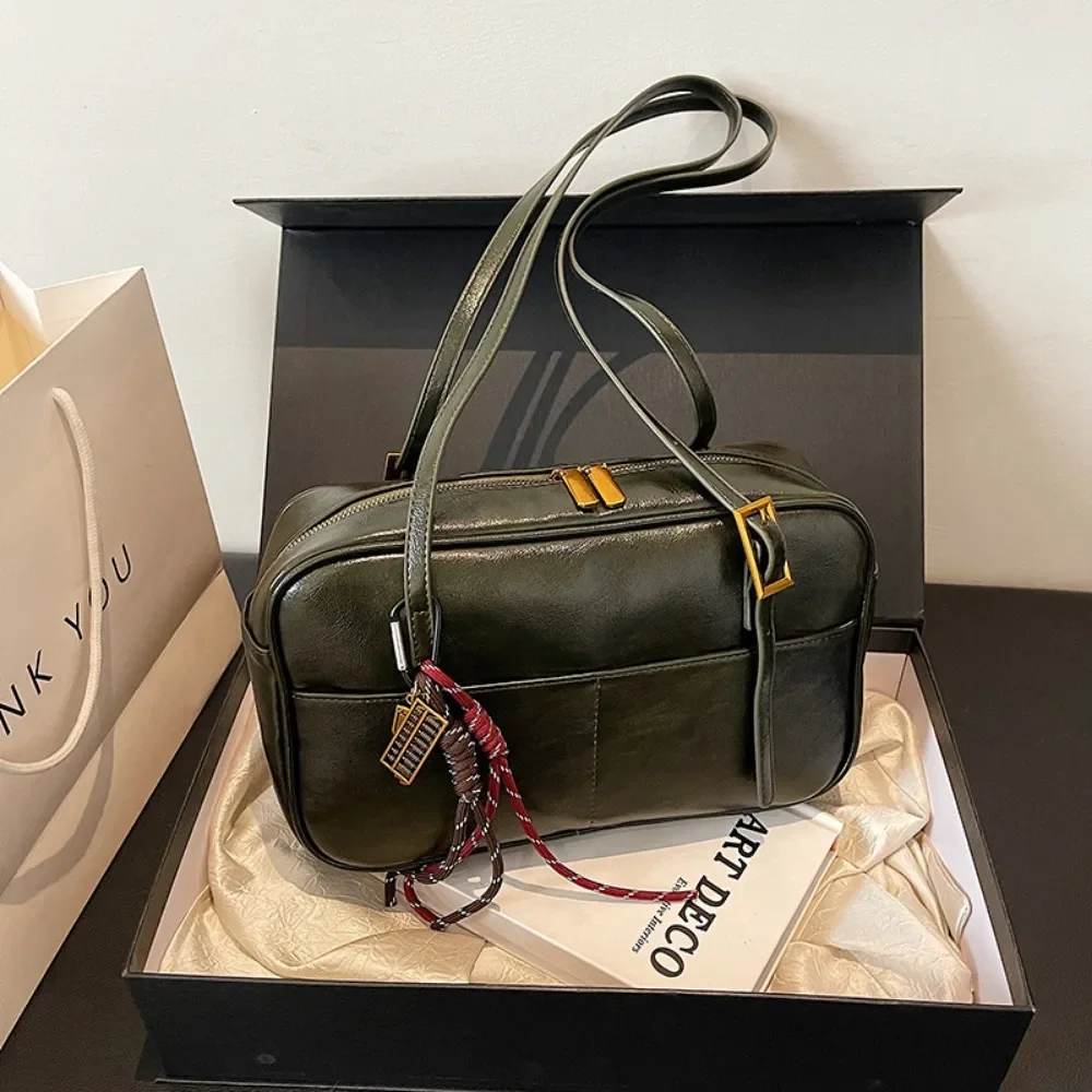 Luxury Women's Shoulder Bag Y2K Women's Underarm Bag New Trend Fashion Handbag PU Leather 2026 Large Capacity Tote Bags