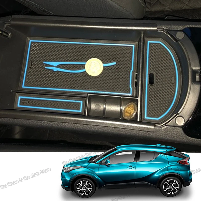 

Car Central Armrest Storage Box Container Holder Tray For Toyota C-HR CHR 2017 2018 2019 2020 2021 2022 Auto Accessories case