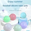 1-60Pcs Reusable Silicone Water Ball Reusable Water Balloons Pool Games Pool Toys Inflatable Pool Toys Water Game 5