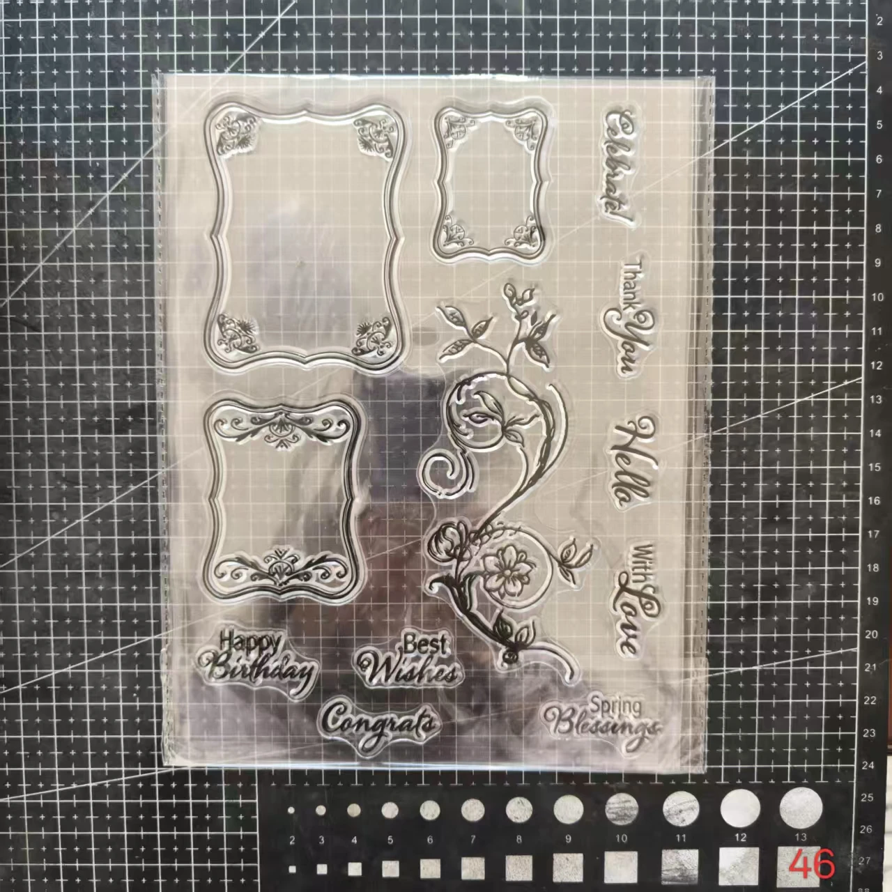 new small box metal cutting mold DIY craft making word greeting card scrapbook photo album stamp set