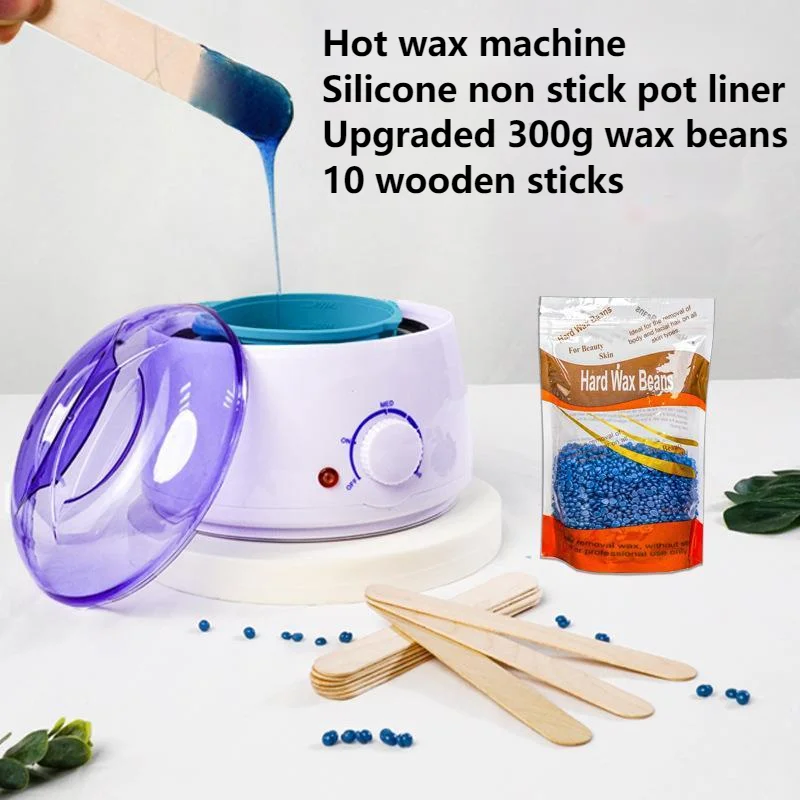 

Hair Removal Machine Wax Heater Depilatory Epilator Wax-melt Waxing Kit Paraffin Heater 300g Wax Beans Bead Heating Machine