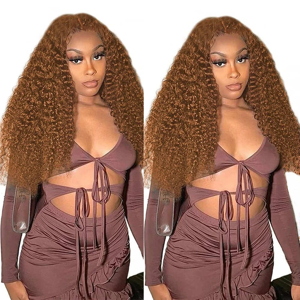 #30 Brown Kinky Curly Bundles 12A Burmese Curly Bundles 100% Human Hair Pixie Curls Raw Hair Bundles Unprocessed Human hair Deal 6