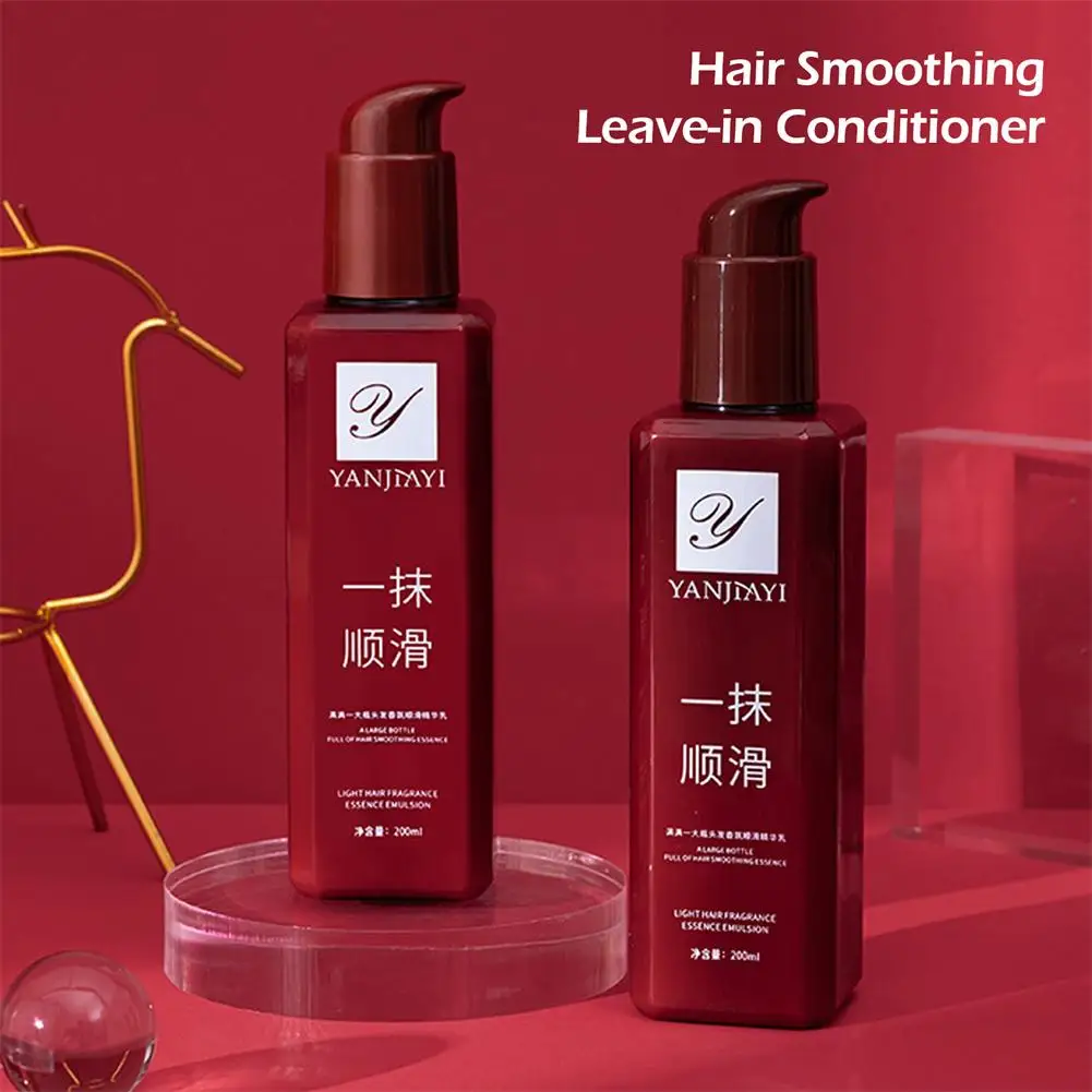 Touchs Magics Hair Care Leave In Conditioner Straightening Leave In Serums Lightweight Hair Serums Balm for Dry 5X 200ml