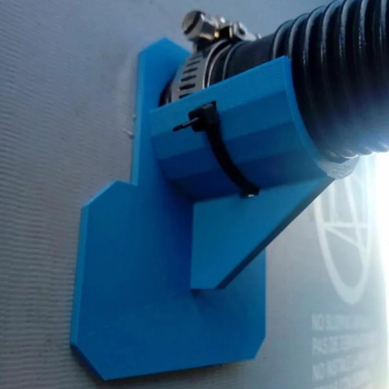 Swimming Pool Pipe Holder Mount Supports Pipes 30-38mm Fits Above Ground Pool 32mm 38mm Hose Outlet with Cable Tie
