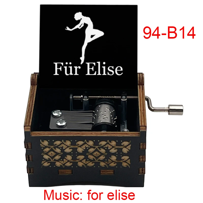 Home Office Decoration For Elise Music Box Wooden Girlfriend Birthday Valentine's Day kids girls Lovely Christmas Presents