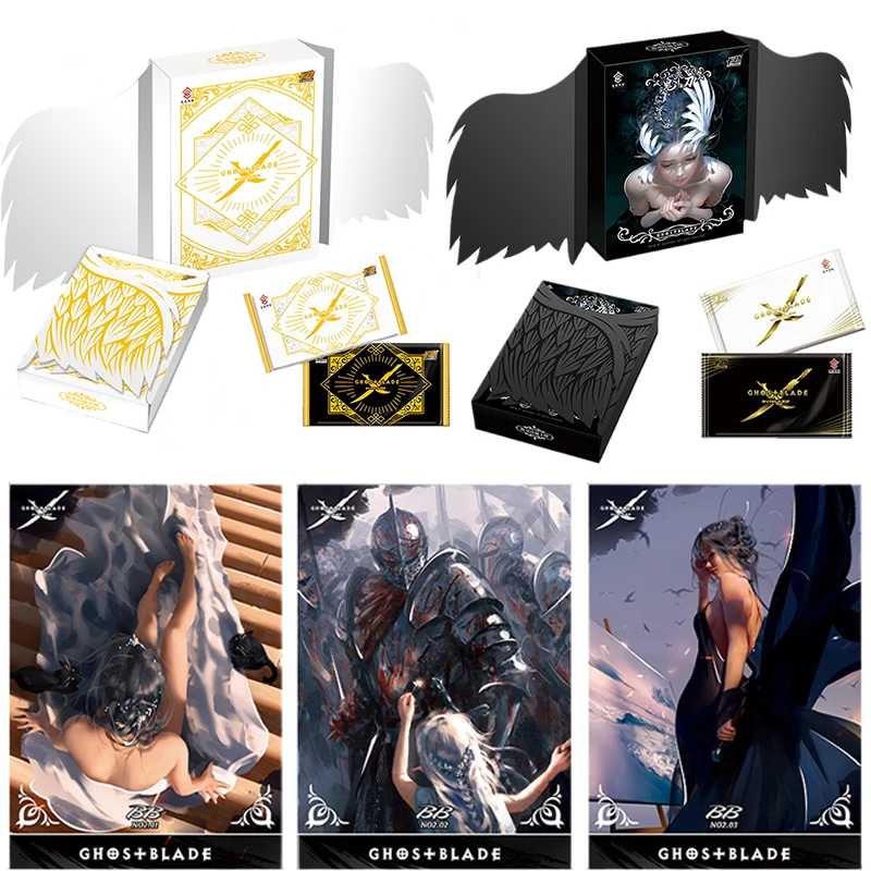 Original Ghost Blade Art Collection Card Box Personaggi Anime Aeolian Goddess Feast Carte Stereoscopiche 3D Giocattoli Per Regalo Per Bambini