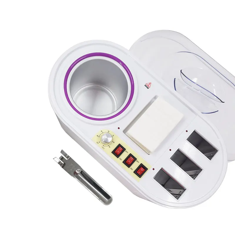 4 in 1 Multi-functional Cartridges Roll Soft Wax Machine Tins Hot Hard Wax Bee Combi Depilatory Salon Beauty Heater