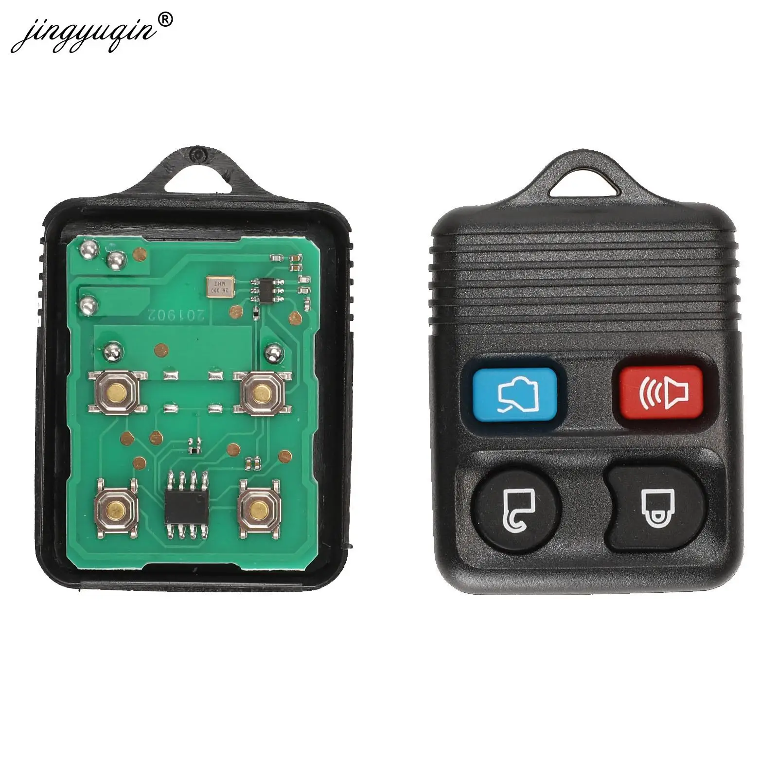 Car Remote Key 3/4 Button Remote Transit Keyless Entry Fob 315MHz/433mhz For Ford Mazda Remote Control Clicker Transmitter