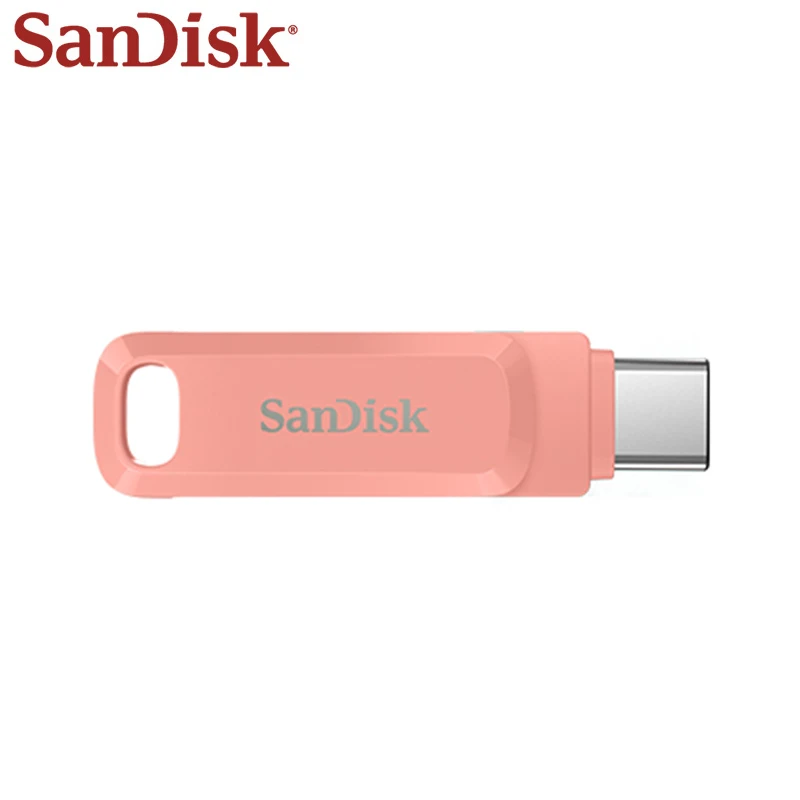 

100% Оригинальный популярный розовый USB 3. 0 Type-C флеш-накопитель Sandisk OTG 64 Гб 3,1 ГБ высокоскоростной USB-накопитель DC3