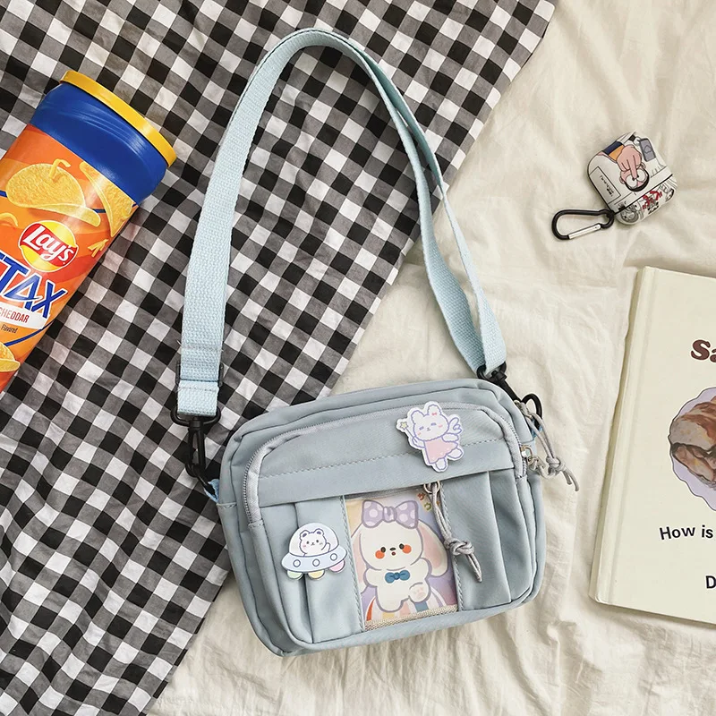 New Kawaii Bag Girls 2024 New JK Transparent Bag Small Crossbody Bag For Women Purses and Handbags Shoulder Bag Itabag Bolso 16