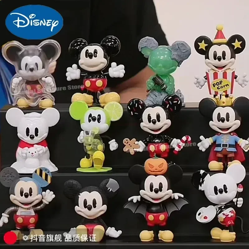 

New Genuine Disney Mickey Mouse Blind Box Curious Boundless Series Mysterious Surprise Box Figure 100th Anniversary Doll Toys
