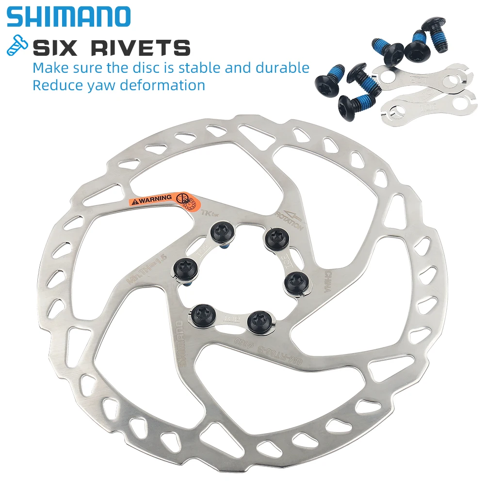 シマノ(SHIMANO)　ブレーキ　キャリパー　ディスクローター SHIMANO ( シマノ ) ディスクブレーキローター XT SM-RT86-S 6本