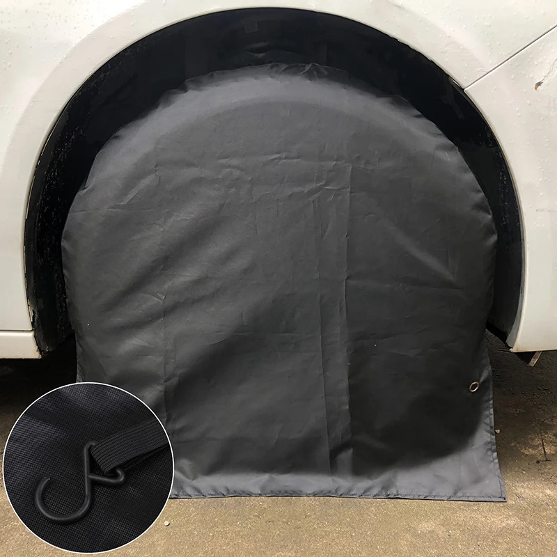 Universal Car Spare Wheel Tyre Cover Wheel Pocket Tire Spare Tire Storage Cover Handbag Protective Bags