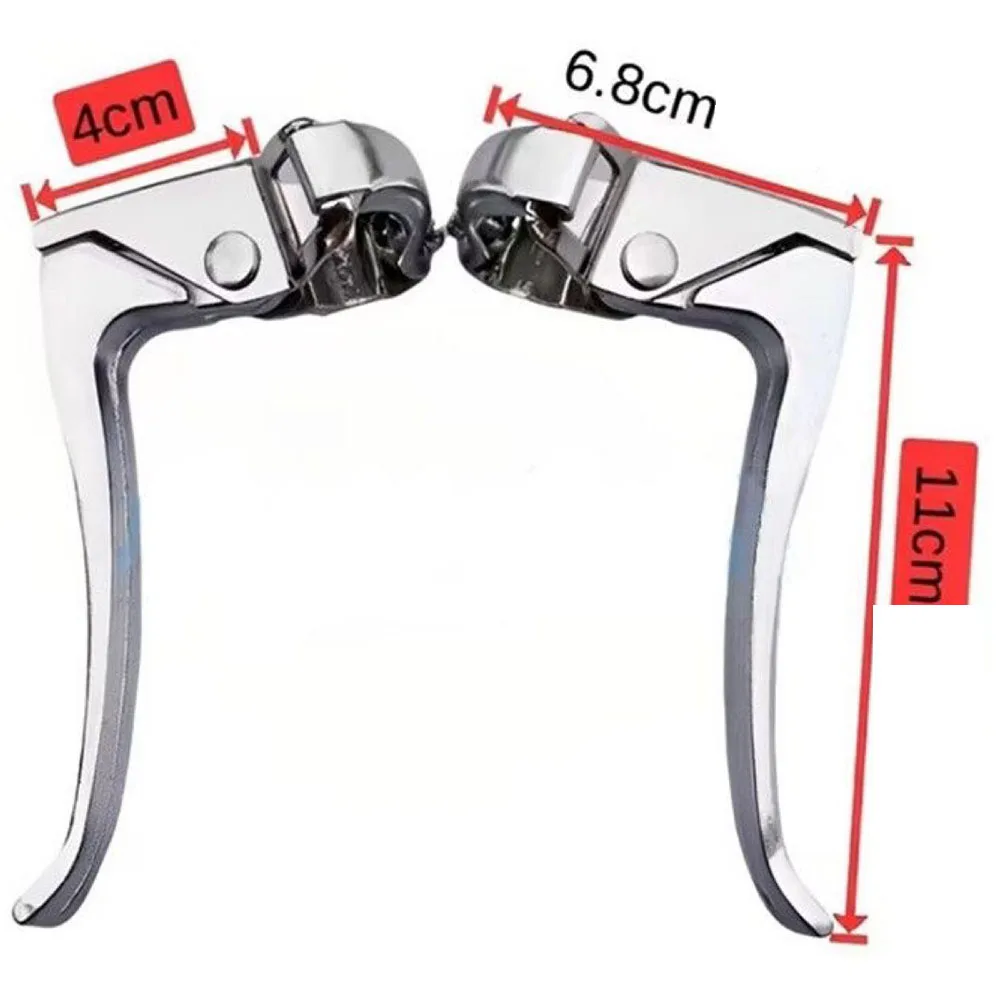 Paire de poignée de frein noir métal pour Peugeot 103 SPX, RCX - Pièces
