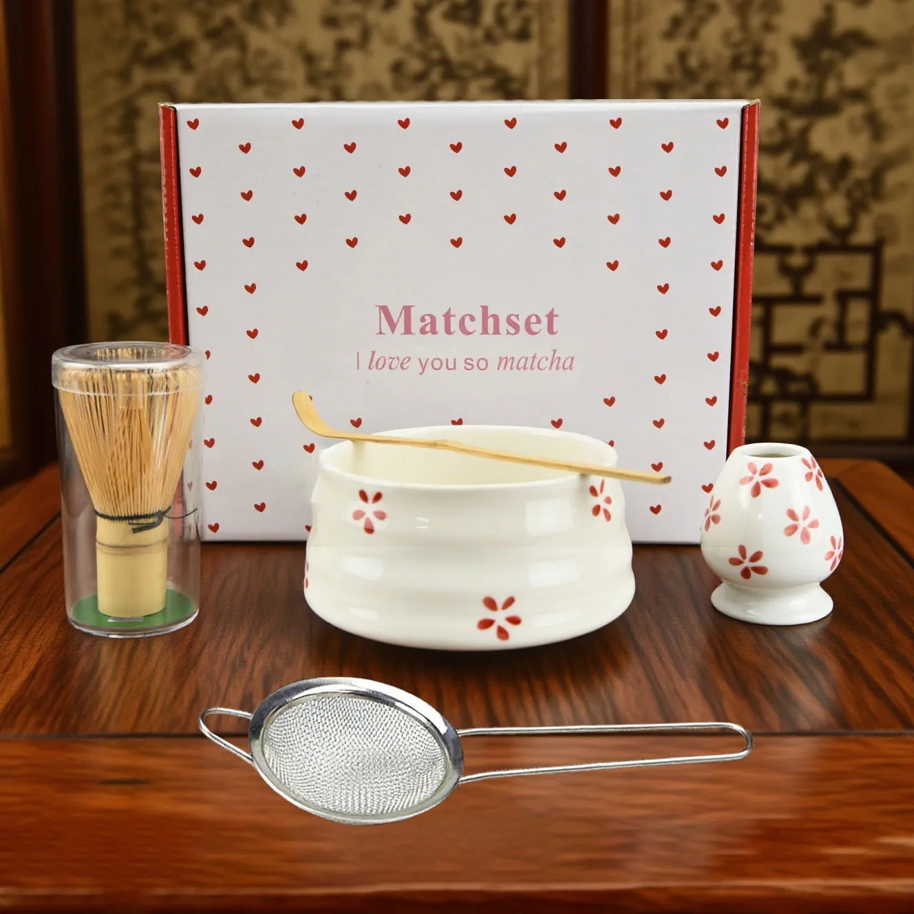 2/4/5 قطعة/المجموعة/مجموعة طقم شاي ماتشا سهل التنظ...