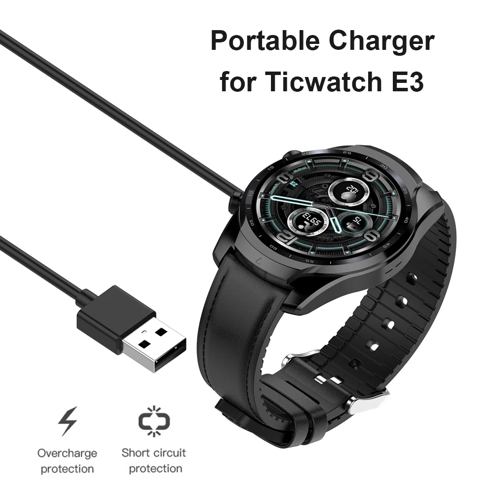 Ʈ ġ  ̺, USB  Ŭ ũ ̺, Ticwatch E3 Pro3 Pro3 LTE  ũ ũ, 1m