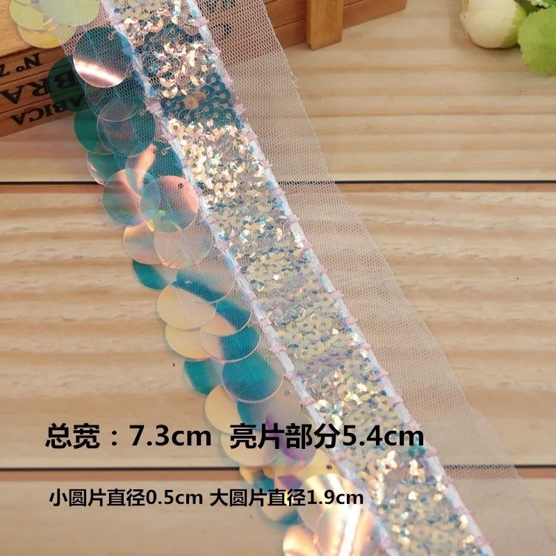 술과 레이스와 할인 4 색 빛나는 장식 조각 DIY 모델 활주로 의상 핸드백 모자 드레스 스커트 트림 장식