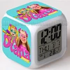 Kids Diana And Roma Show Alarm Clock Watch Table Kids Bell Home Desk Cute Decoration Square Electronic Clock For Student Gifts 6