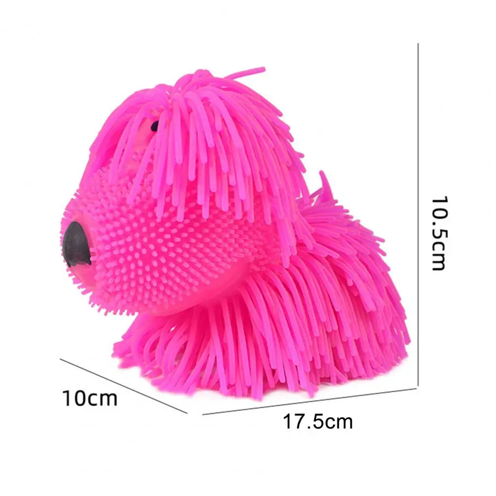

Decompression Toys Colorful Dog Squeeze Toy for Stress Relief Decompression Soft Tpr Pinch Toy for Kids Adults Cute Cartoon
