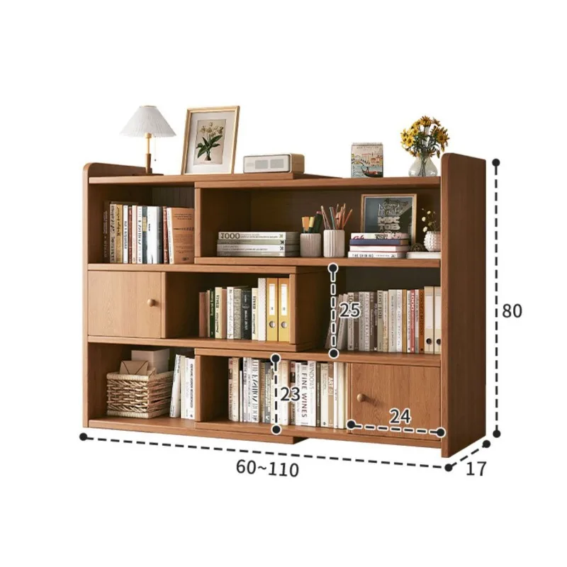 Storage rack book display stand Tabletop Bookshelves Storage Shelves Multi-layer Storage Cabinets Office Simple Cabinets Small Bookcases for Students Households