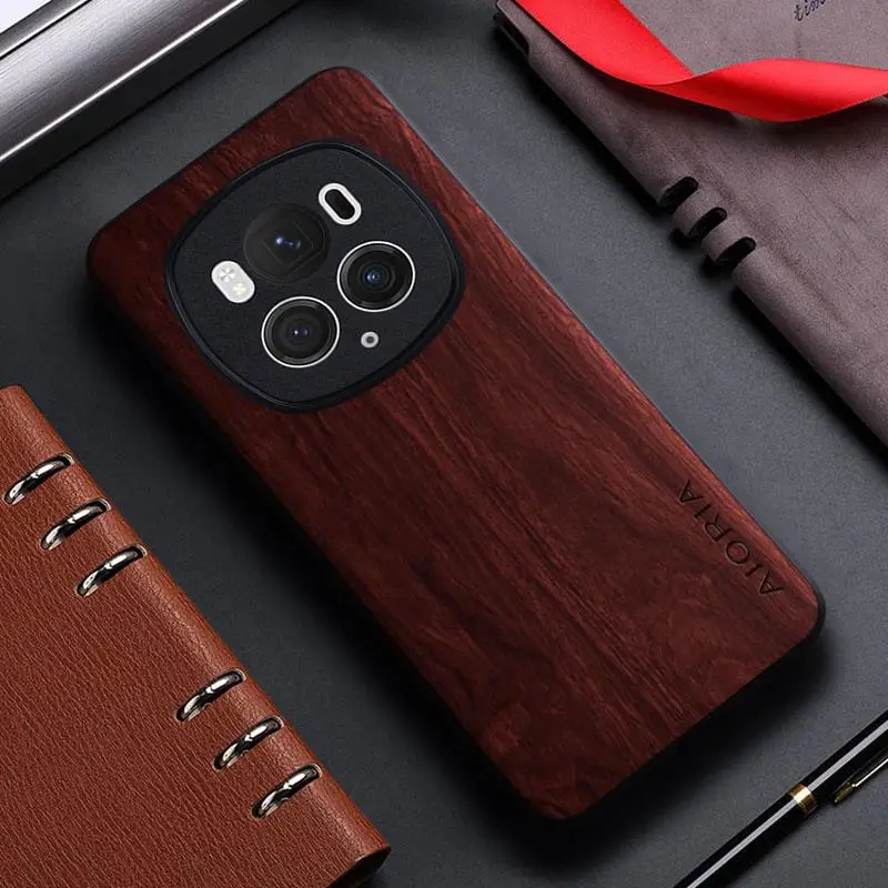 thumbnail image 1 of Case for Honor Magic 6 Pro Lite Magic 5 Pro Lite X9A X9B funda bamboo wood pattern Leather cover for honor magic 6 pro x9b case, 1 of 5