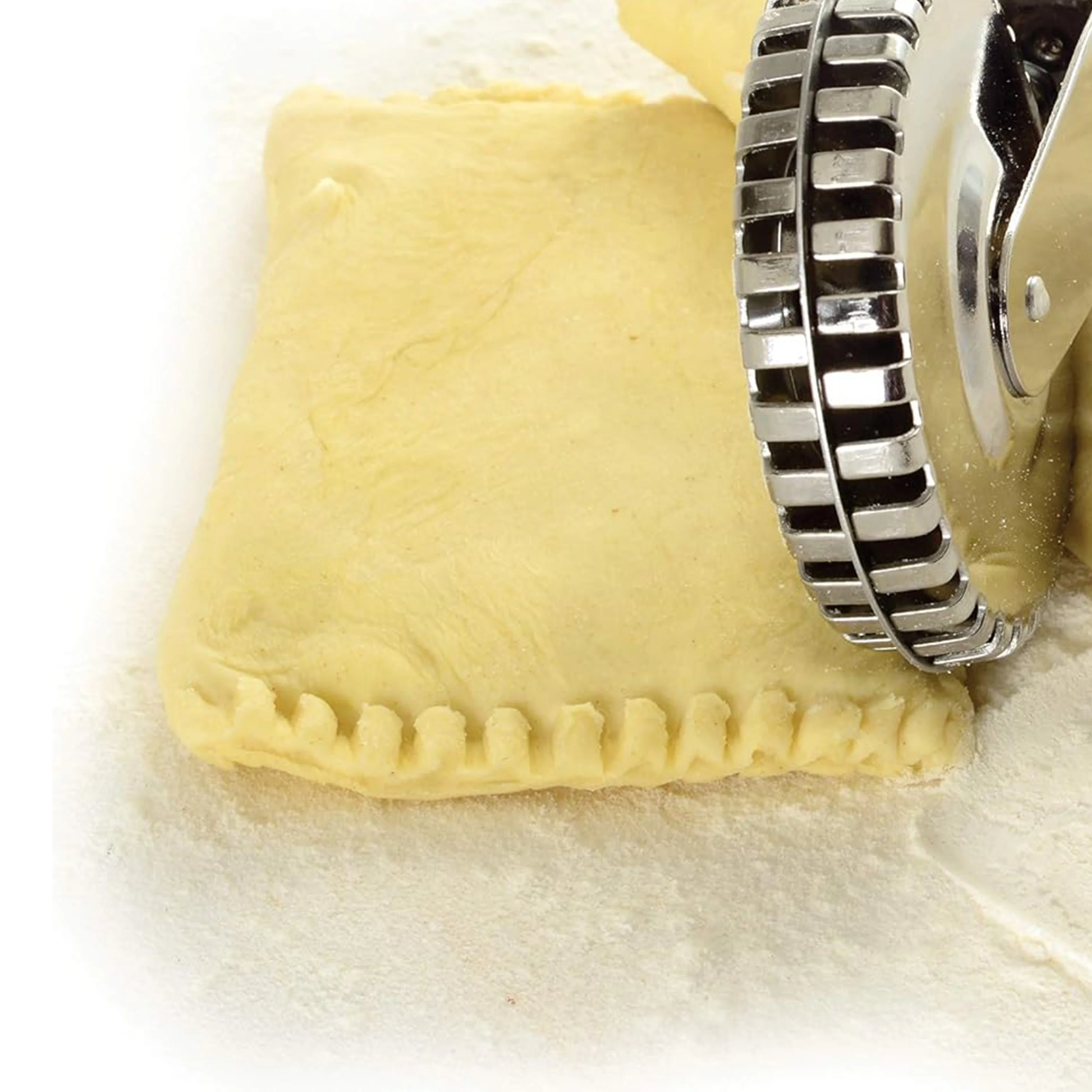 Pastry Roller Knife Stainless steel edge sealing embossing pie filling dumpling fancy double-sided rolling lace cutting