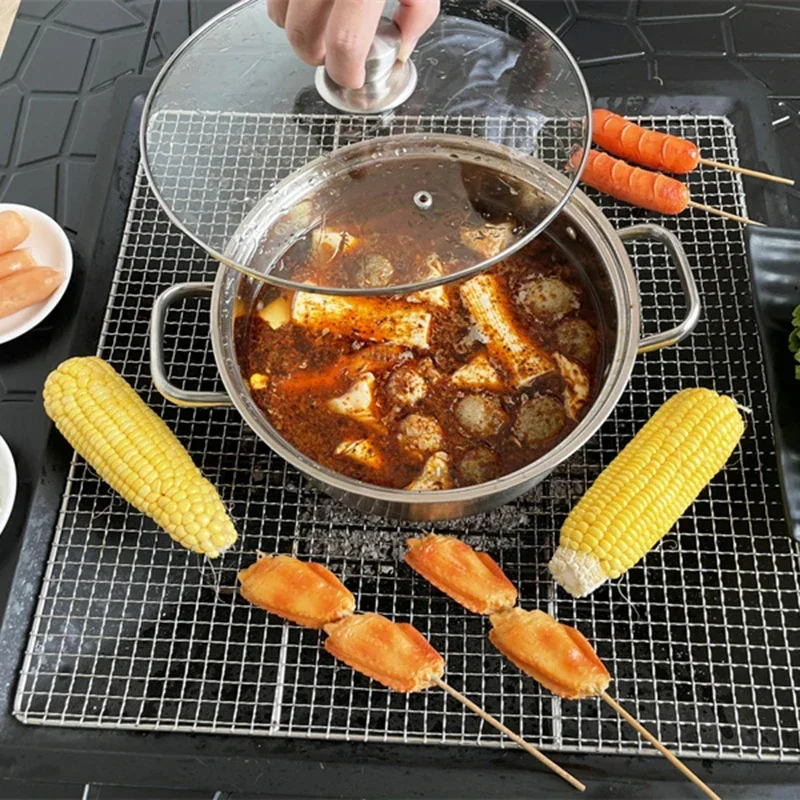 Modern Stainless Steel Fires Pit for Outdoor Heaters Barbecue Grill Winter Household Multifunctional Courtyard Roasting Stoves
