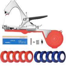  New Gardening Tools Potable Plant Hand Tying Tape Tool Machine Stem Branch Binding Tools For Vegetables Grapes Vines Tapener 