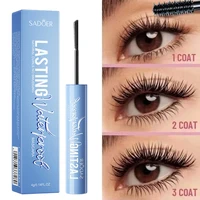 Mascara imperméable 5D pour allonger les cils, maquillage pour femmes, mascara imperméable en fibres de soie noires, cosmétiques coréens, nouveau 1