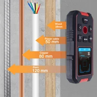 NOYAFA Metal Detector NF-518S Wall Scanner Digital Laser Rangefinder Wood AC Live Wires Copper Metal Tester 2