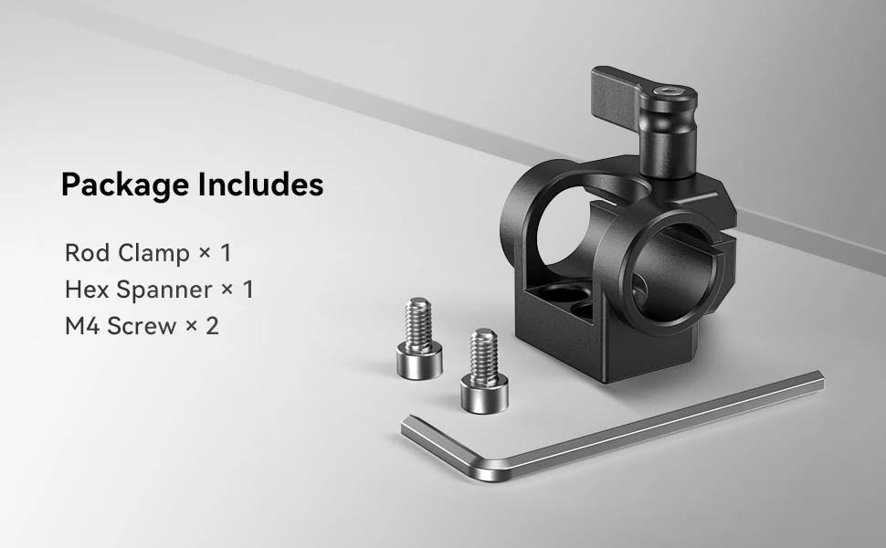 15mm Rod Clamp Single Rod Mount for EVF Mount 15mm Rods Support System Microphon