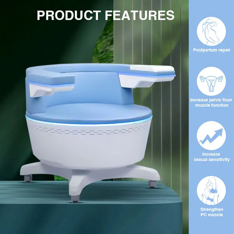 EMS Electromagnetic Non-Invasive Treatment Urinar Postpartum Repair Chair Pelvic Floor Muscle Stimulator Exerciser Machine