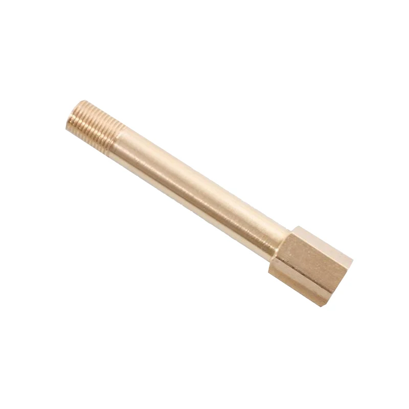 1/8" 1/4" 3/8" 1/2" BSP Male To Female Thread Brass Long Nipple Pipe Fitting Adapter Coupler Connector For Water Fuel Gas pipe fitting hose pipe fitting