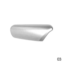 Carbon Fiber Car Center Armrest Cover Panel Chrome - Sporty Auto Interior Accessory (Silver)