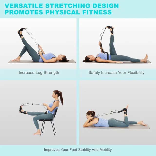 Split Main Control Leg Stretcher Legs Ankle Ligament Stretch Exercise Fitness Yoga Stretching Belt 3