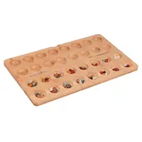 Wood Folding Mancala Board Game Family Games for Family Adults Ages 7+ 2