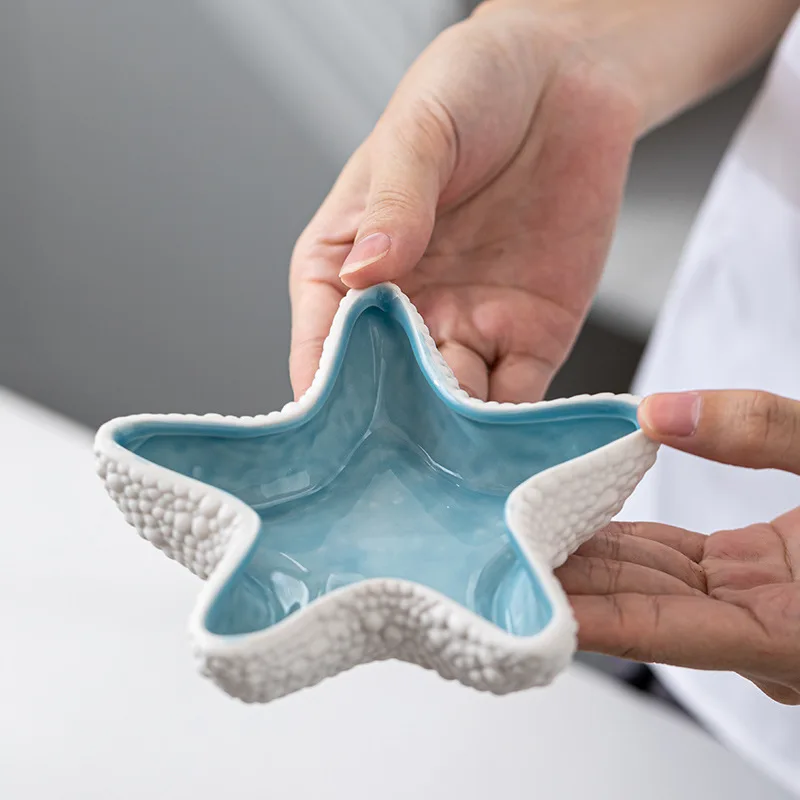 Ceramic Starfish Ashtray Beach Theme Home Decor