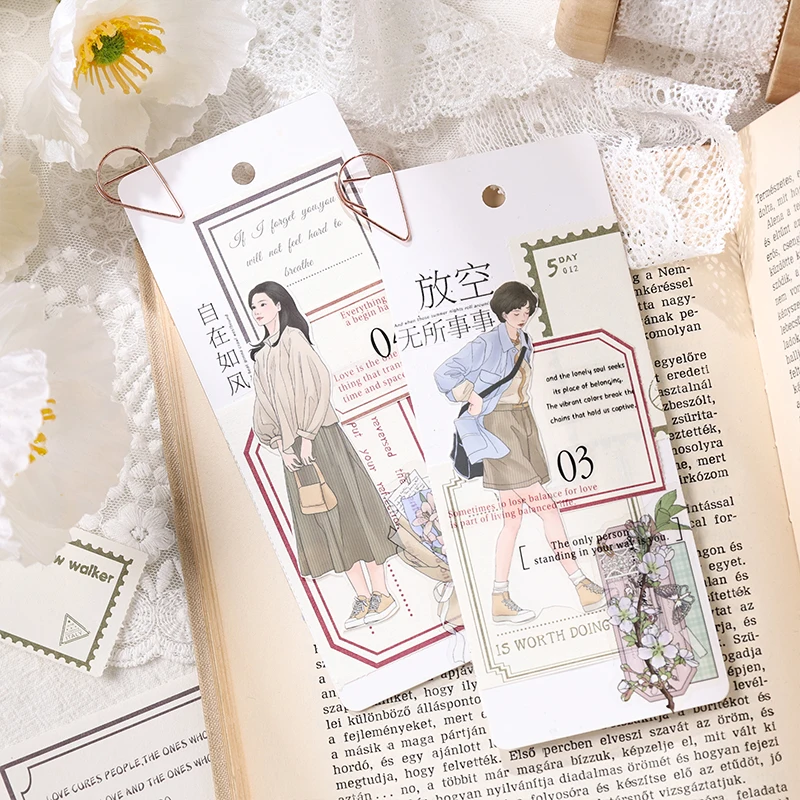30 fogli di etichette vintage stile per taccuini e journaling - immagine 5