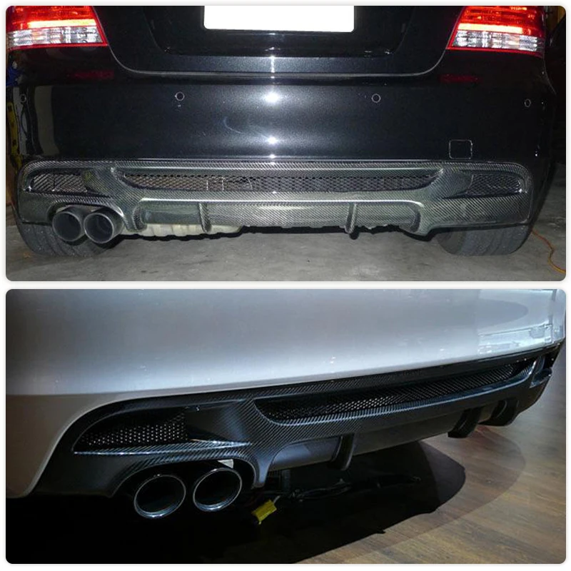 1シリーズE82 E88用カーボンファイバーリアバンパーディフューザーbmw 