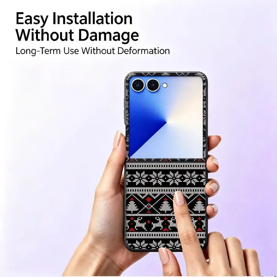 Festive Christmas Tree Phone Case - Merry and Bright Design