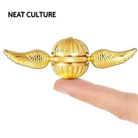 Golden Snitch Cupid Fidget Spinner Antistress Hand Rotation Fidget Toys Angel Wings Hand Spinner Metal Toys for Kids Gift 1